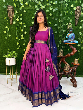 MAYIL - Magenta & Blue